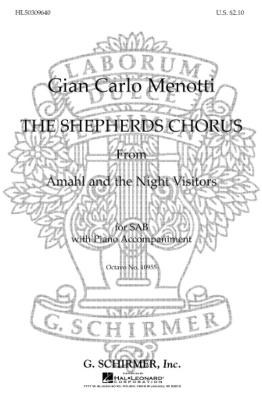 Schirmer - The Shepherds Chorus SAB