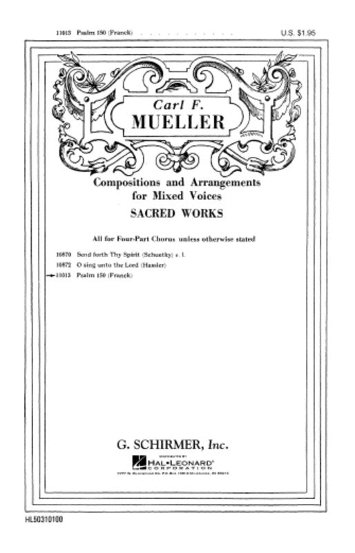 Schirmer - Psalm 150 SATB/Organ
