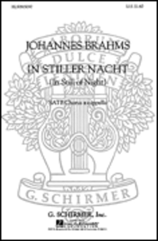 In Stiller Nacht (In Still Of Night) SATB A Cappella Ger/Eng