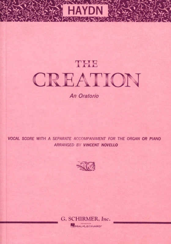 Schirmer - Haydn - The Creation Vocal Score