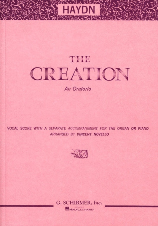 Schirmer - Haydn - The Creation Vocal Score