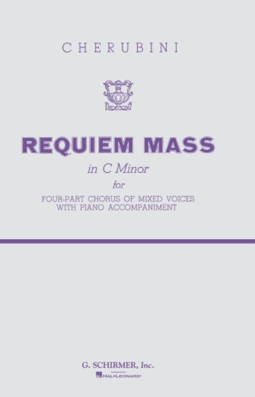 Schirmer - Cherubini - Requiem Mass In C Minor Vocal Score