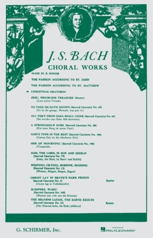 Bach Christmas Oratorio SATB