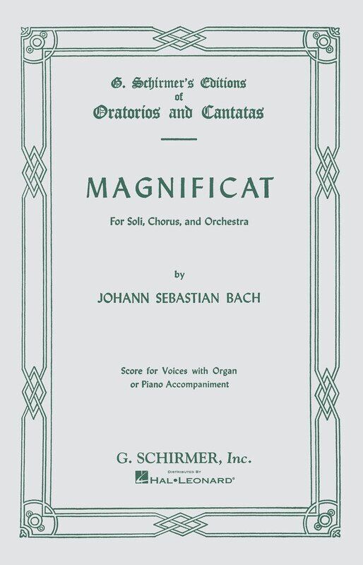 Bach Magnificat Vocal Score English/Latin, G. Schirmer, 68 Pages