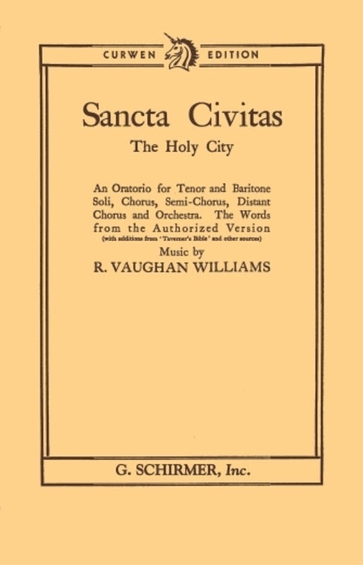 Schirmer - Vaughan Williams - Sancta Civitas SATB Vocal Score