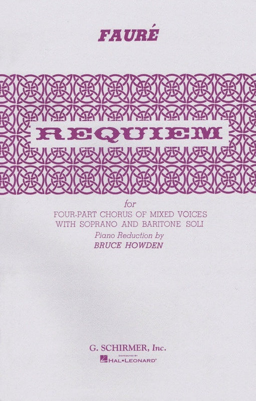 Schirmer - Faure - Requiem SATB Vocal Score