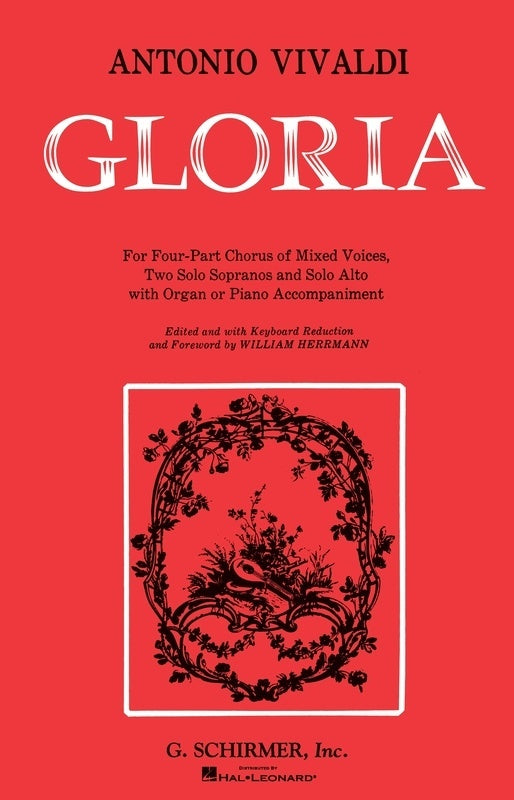 Schirmer - Vivaldi - Gloria SATB Vocal Score