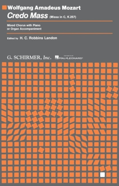 Schirmer - Mozart - Credo Mass In C SATB Vocal Score — view 2