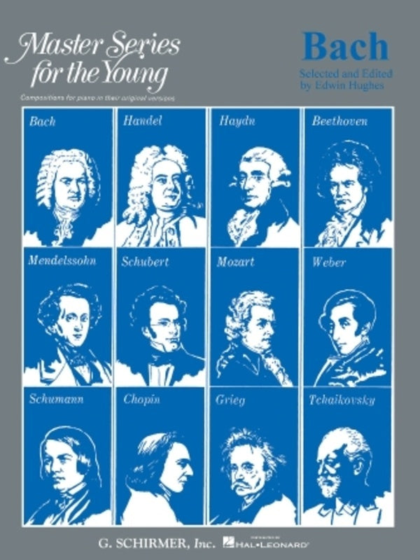 Bach Master Series For The Young Piano