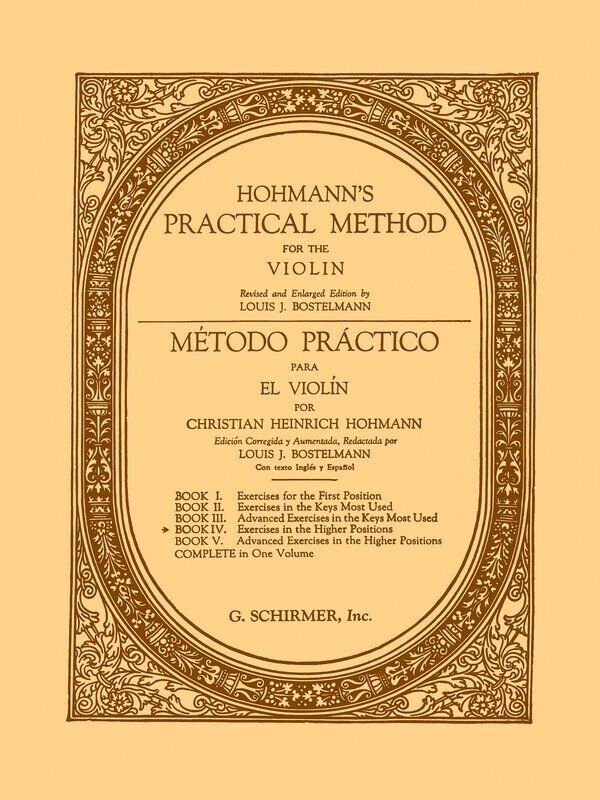 Hohmann Practical Method for Violin Book 4 - Bilingual Edition
