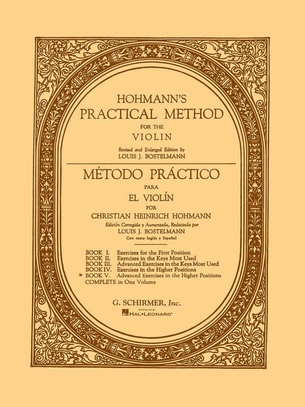 Hohmann Practical Method for Violin Book 5 - Spanish & English, 48 Pages, G. Schirmer