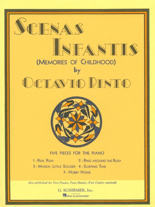 Pinto Scenas Infantis 5 Pieces Piano Solo