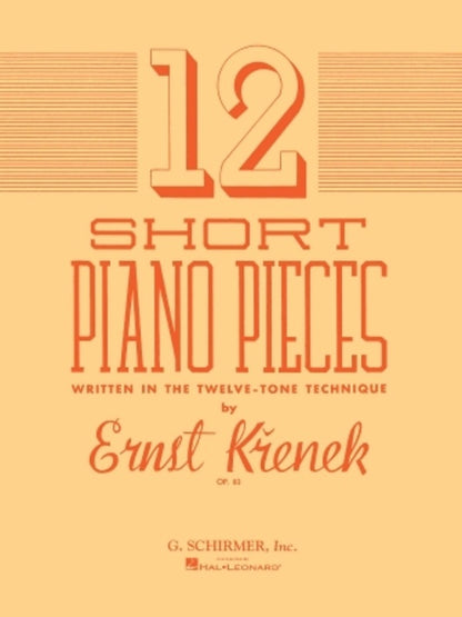 Krenek 12 Short Piano Pieces