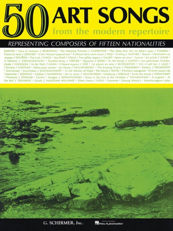 Schirmer - 50 Art Songs From The Modern Repertoire