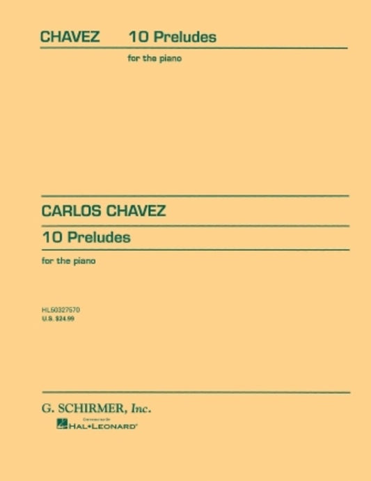 Chavez 10 Preludes For Piano