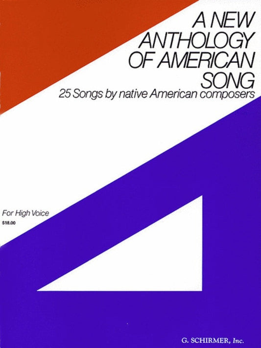 Schirmer - New Anthology Of American Song High Voice