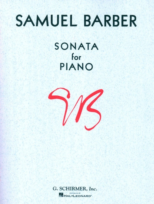 Barber Sonata Op 26 Piano