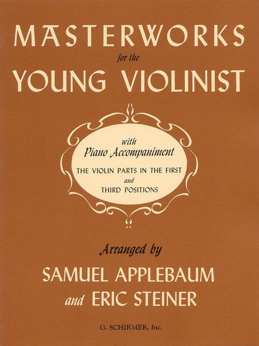 Masterworks For Young Violinists