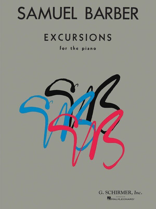 Barber - Excursions for Piano Solo, 24 Pages, Published by G. Schirmer, Inc.