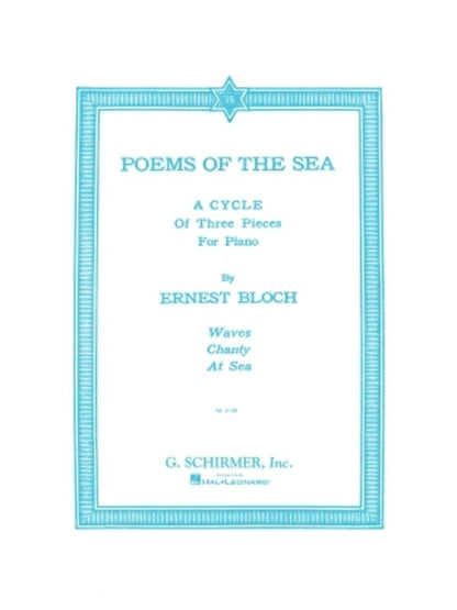 Bloch Poems Of The Sea Piano — view 2