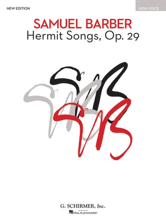 Schirmer - Barber - Hermit Songs Op 29 High Voice/Piano
