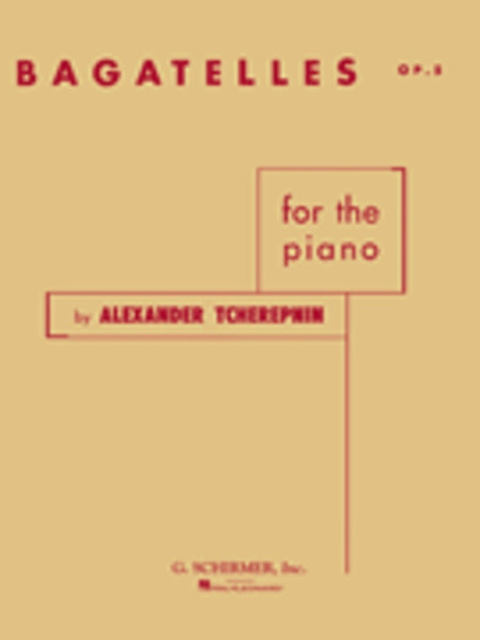 Tcherepnin - Bagatelles Op 5 For Piano (Softcover Book)
