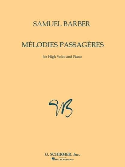 Barber Melodies Passageres High/Piano