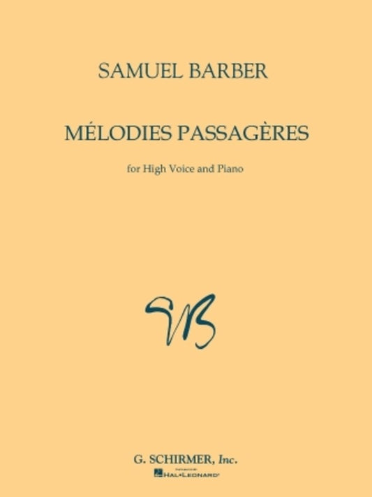 Barber Melodies Passageres High/Piano
