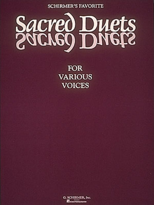 Schirmer - Schirmers Favourite Sacred Duets Various Voices/Piano