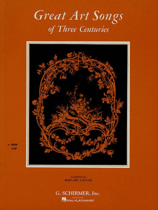 Schirmer - Great Art Songs Of 3 Centuries High Voice