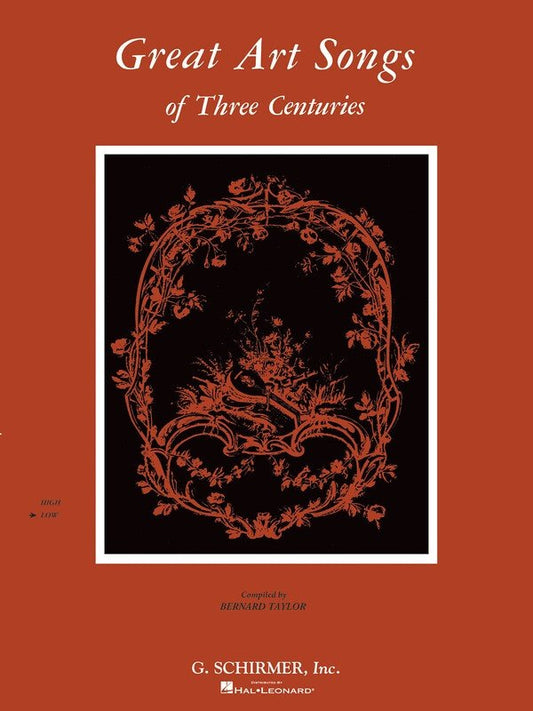 Schirmer - Great Art Songs Of 3 Centuries Low Voice