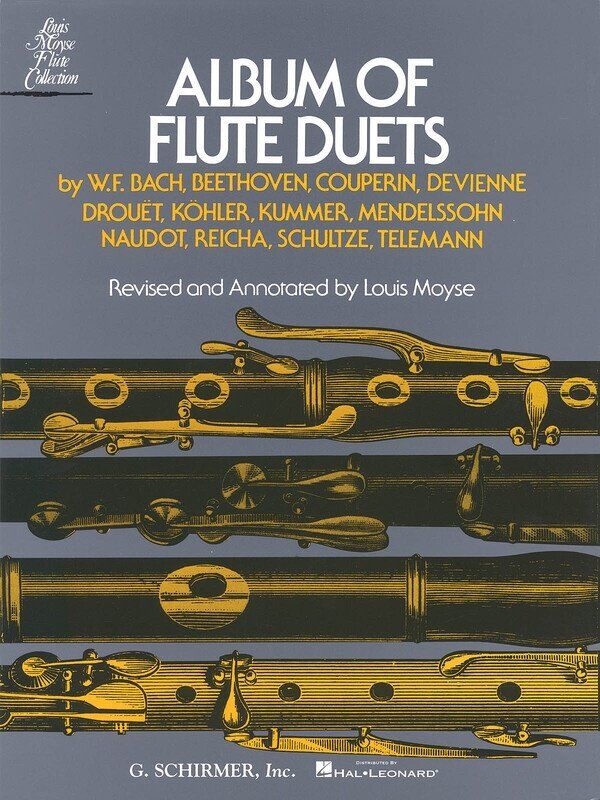Album of Flute Duets by Ed Moyse - G. Schirmer, Inc. - 172 Pages - Flute Duet
