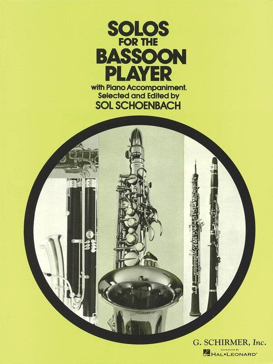 Solos for the Bassoon Player - Bassoon/Piano by G. Schirmer, Inc.
