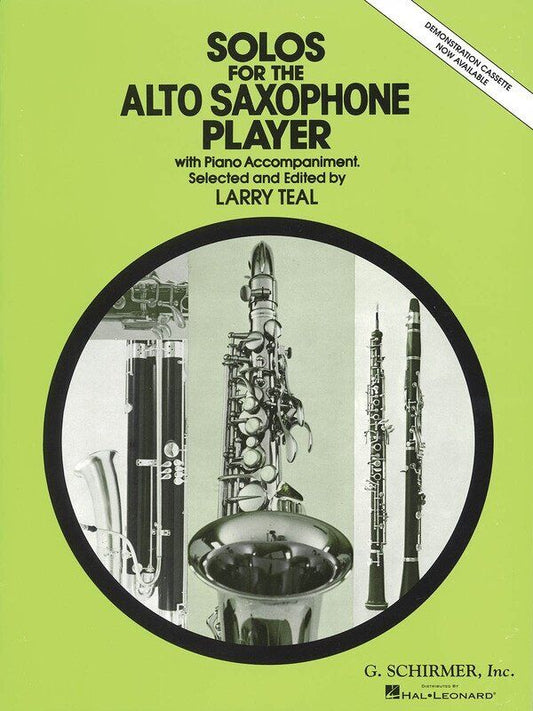 Solos for the Alto Saxophone Player - Alto Sax/Piano Sheet Music