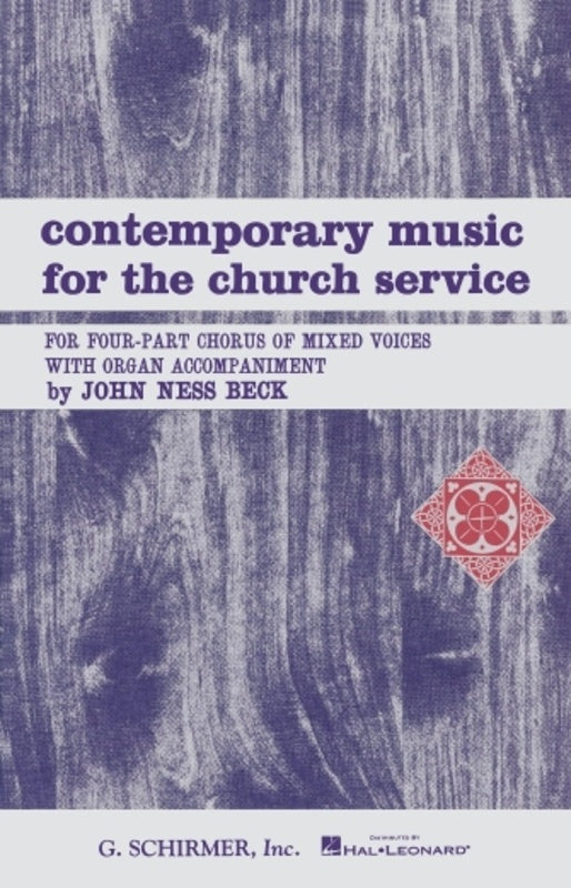 Schirmer - Contemporary Music For The Church Service SATB