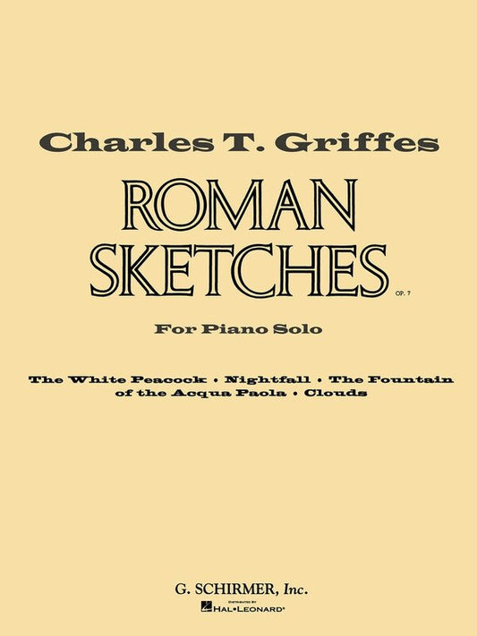 Griffes Roman Sketches Piano