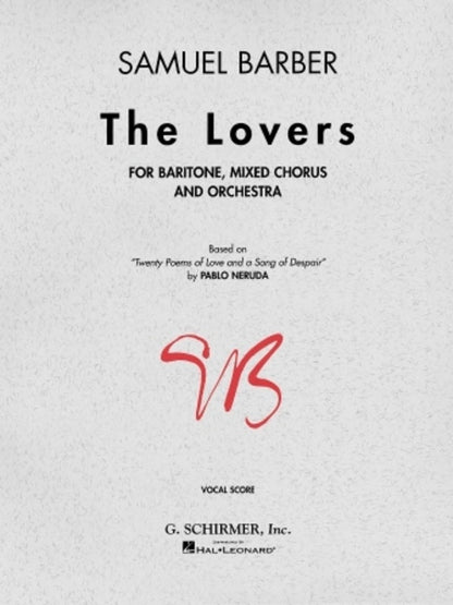 Schirmer - Barber - The Lovers Vocal Score — view 2