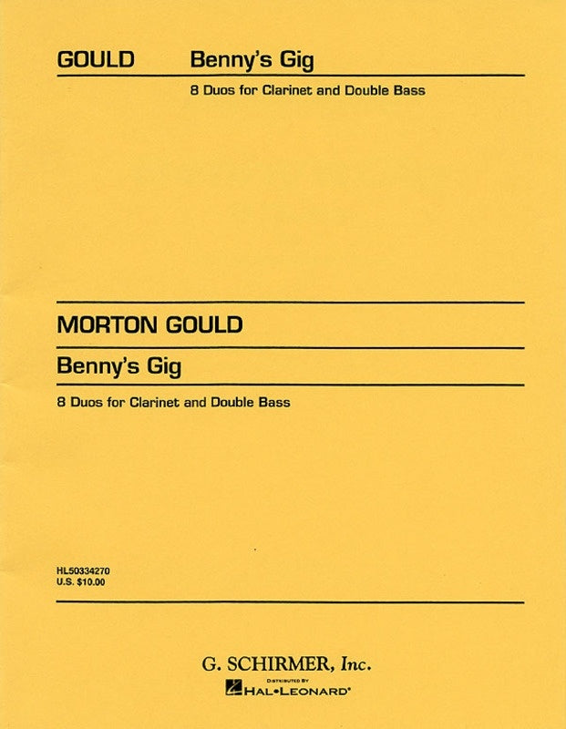 Gould Bennys Gig Clarinet and Double Bass