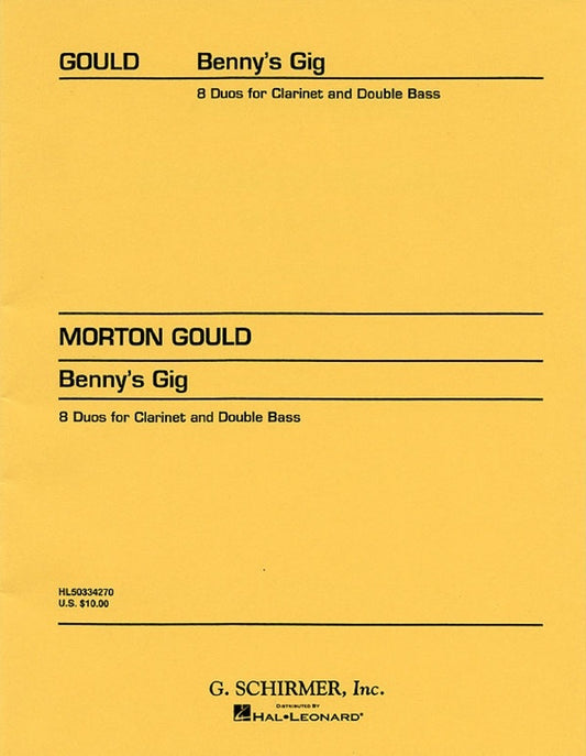 Gould Bennys Gig Clarinet and Double Bass