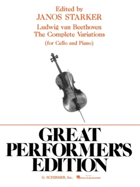 Beethoven - Complete Variations Cello/Piano (Softcover Book)