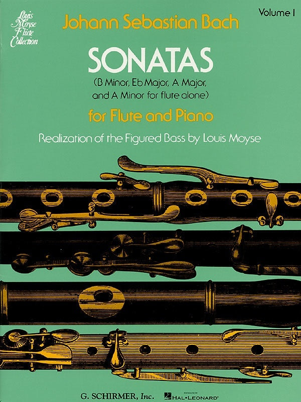 Bach - Sonatas Vol 1 For Flute/Piano (Softcover Book)