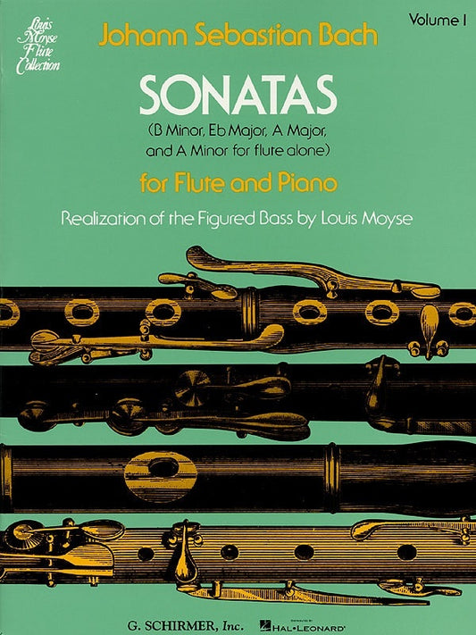 Bach - Sonatas Vol 1 For Flute/Piano (Softcover Book)