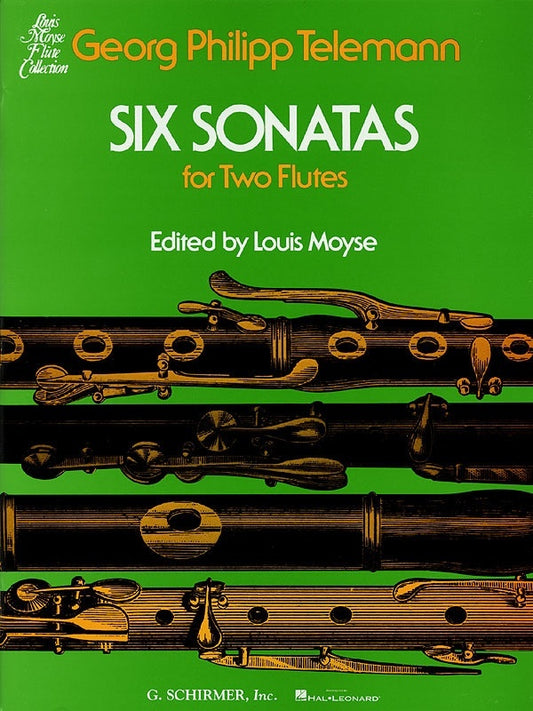Telemann 6 Sonatas For 2 Flutes