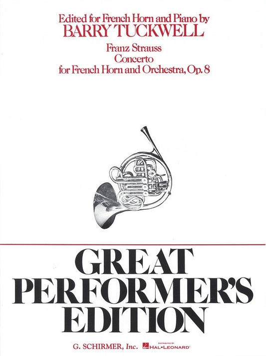 Schirmer - Strauss - Concerto Op 8 French Horn/Piano