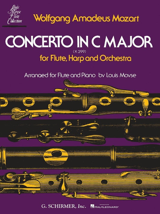 Mozart - Concerto C Major K 299 Flute/Piano (Softcover Book)
