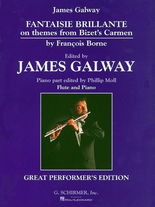 Borne - Fantasie Brillante For Flute/Piano (Softcover Book)