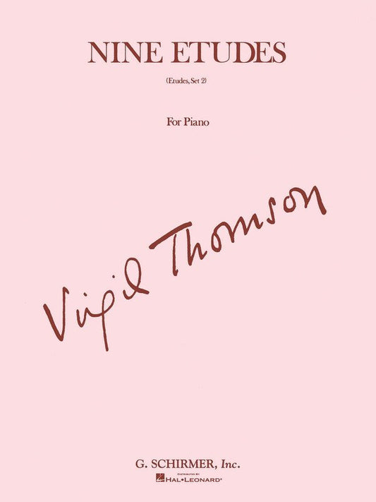 Thomson - 9 Etudes Set 2 For Piano (Softcover Book)