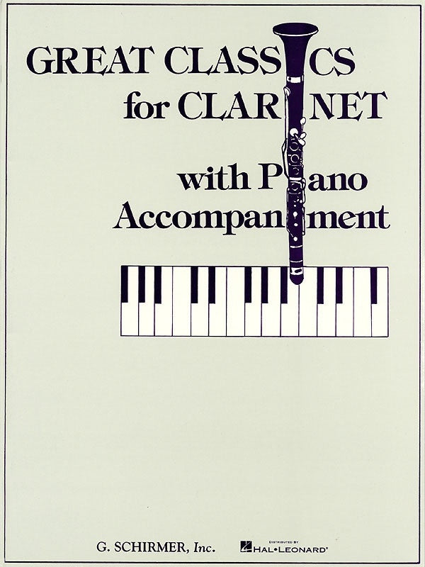 Great Classics For Clarinet (Softcover Book)