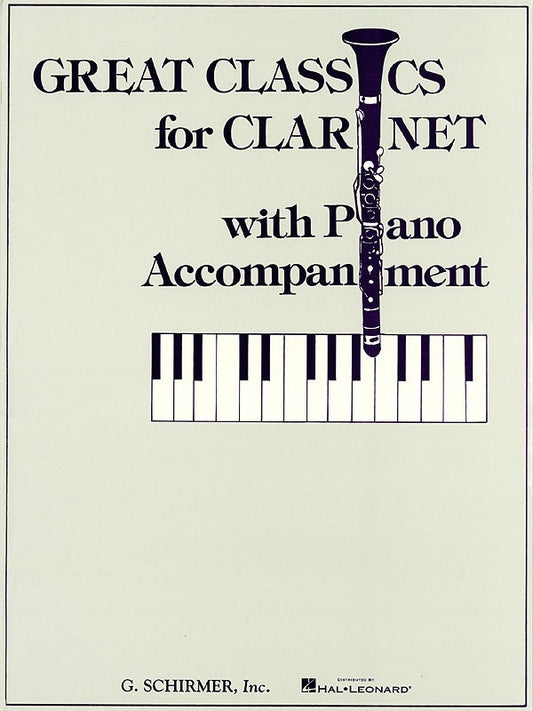 Great Classics For Clarinet (Softcover Book)
