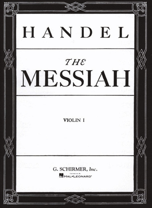 Messiah Oratorio 1741 Violin 1 Part